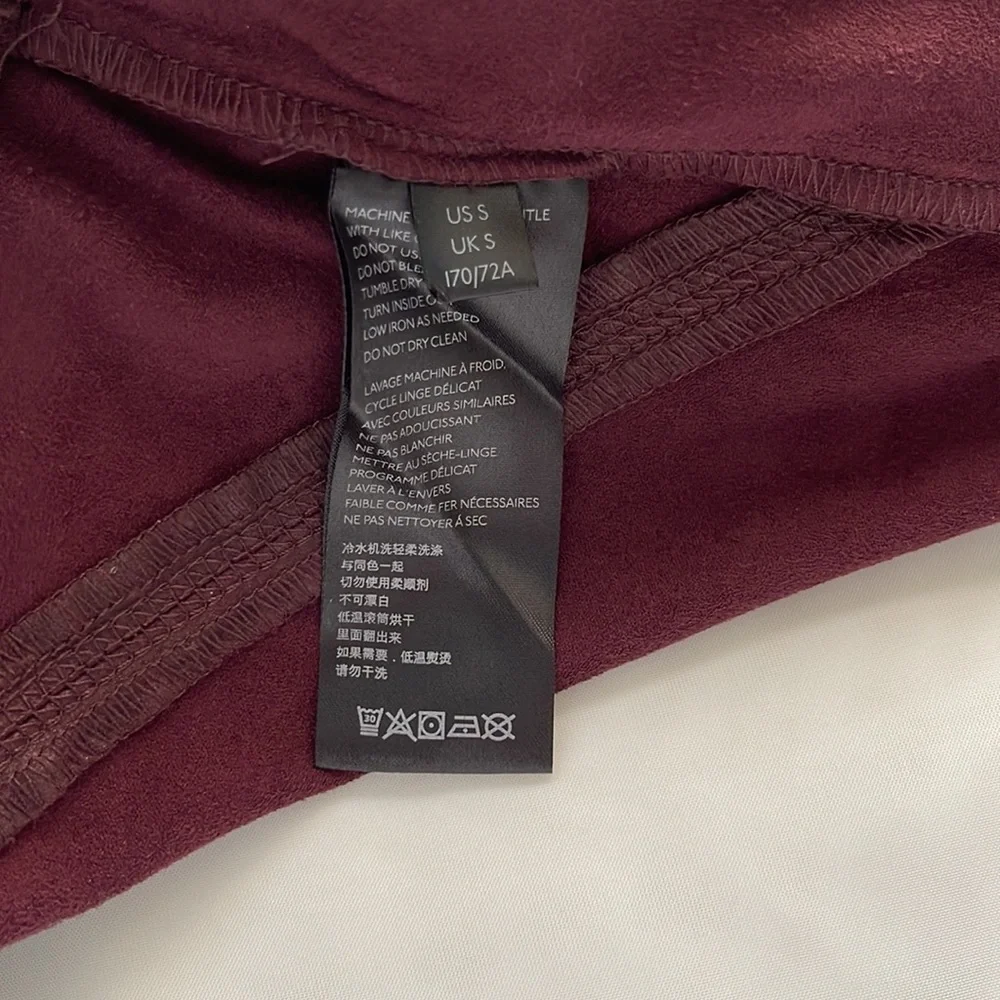 Free People Midnight Vegan Faux Suede Legging Sz S